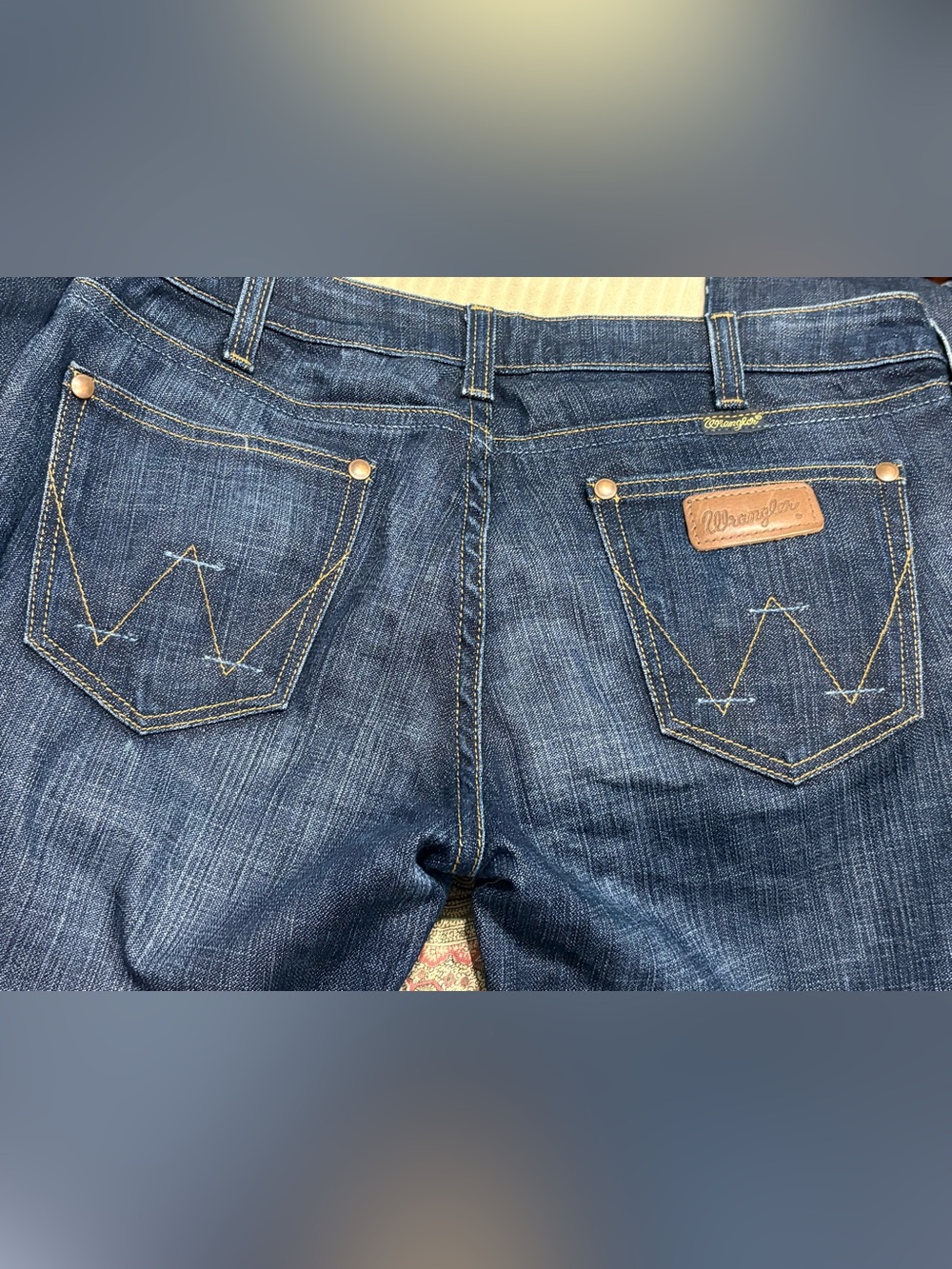 WRANGLER Woman’s LILLINGTON Low Rise Straight Leg Denim Jeans  29 x 34